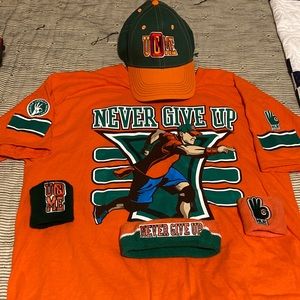 John Cena WWE Costume Shirt Hat